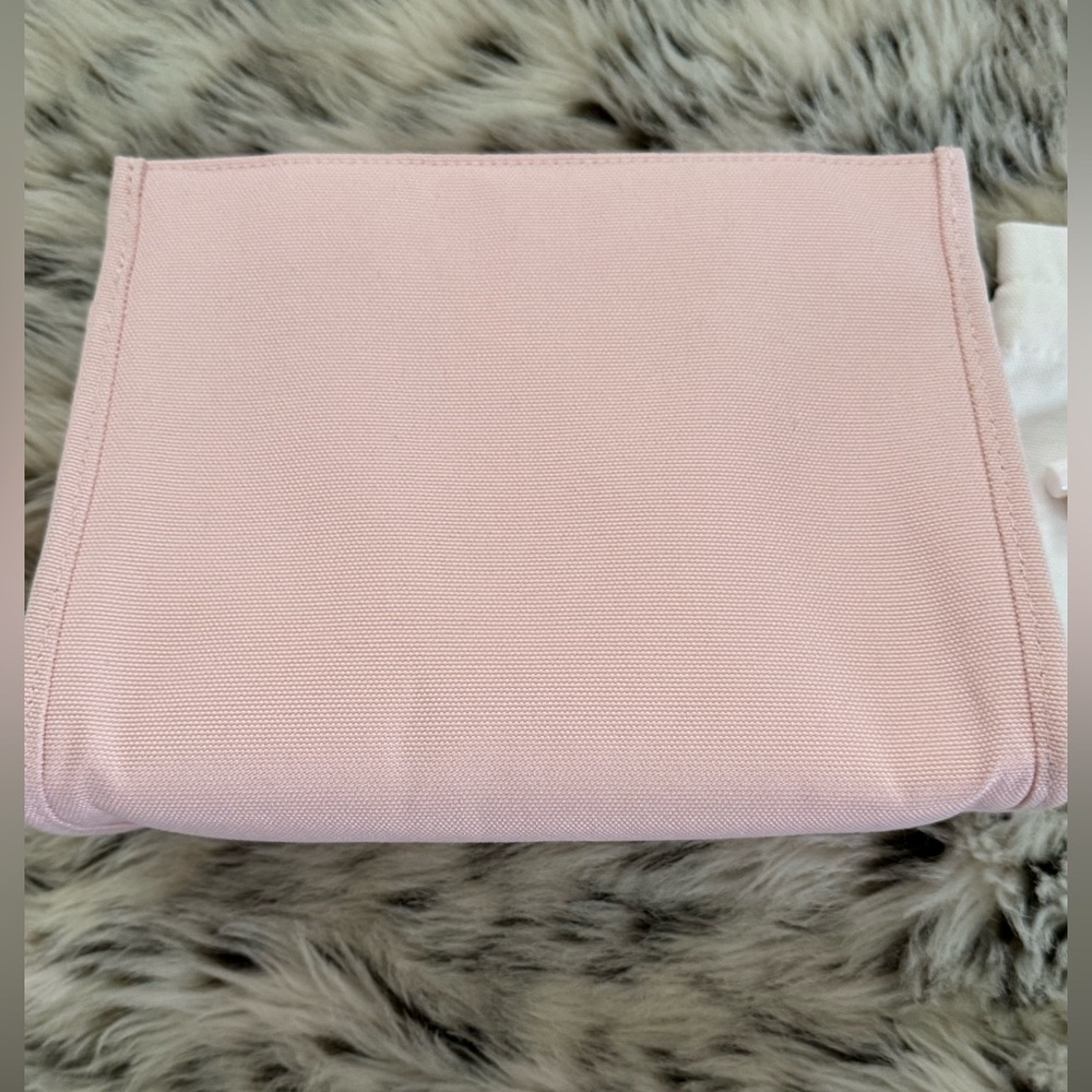 Dior Blush Pink Makeup Bag w/white drawstring bag and 2 Jadore perfume VIP GWP - Picture 2 of 2